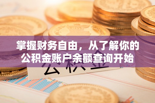 顺河掌握财务自由，从了解你的公积金账户余额查询开始